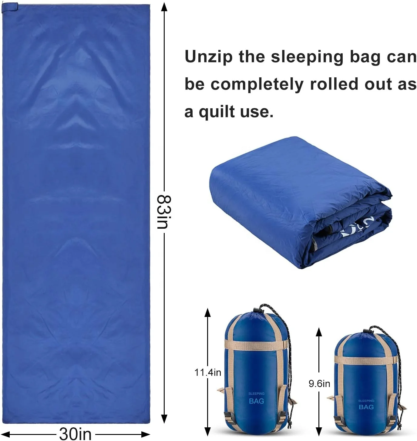 Camping Sleeping Bag Winter Portable Tent Travel Backpacking Folding Bed For Hiking Camping Equipment Sack Tourist Sleeping Bags