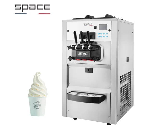 New design ice creme machine with good quality soft serve machine with Embraco compressor