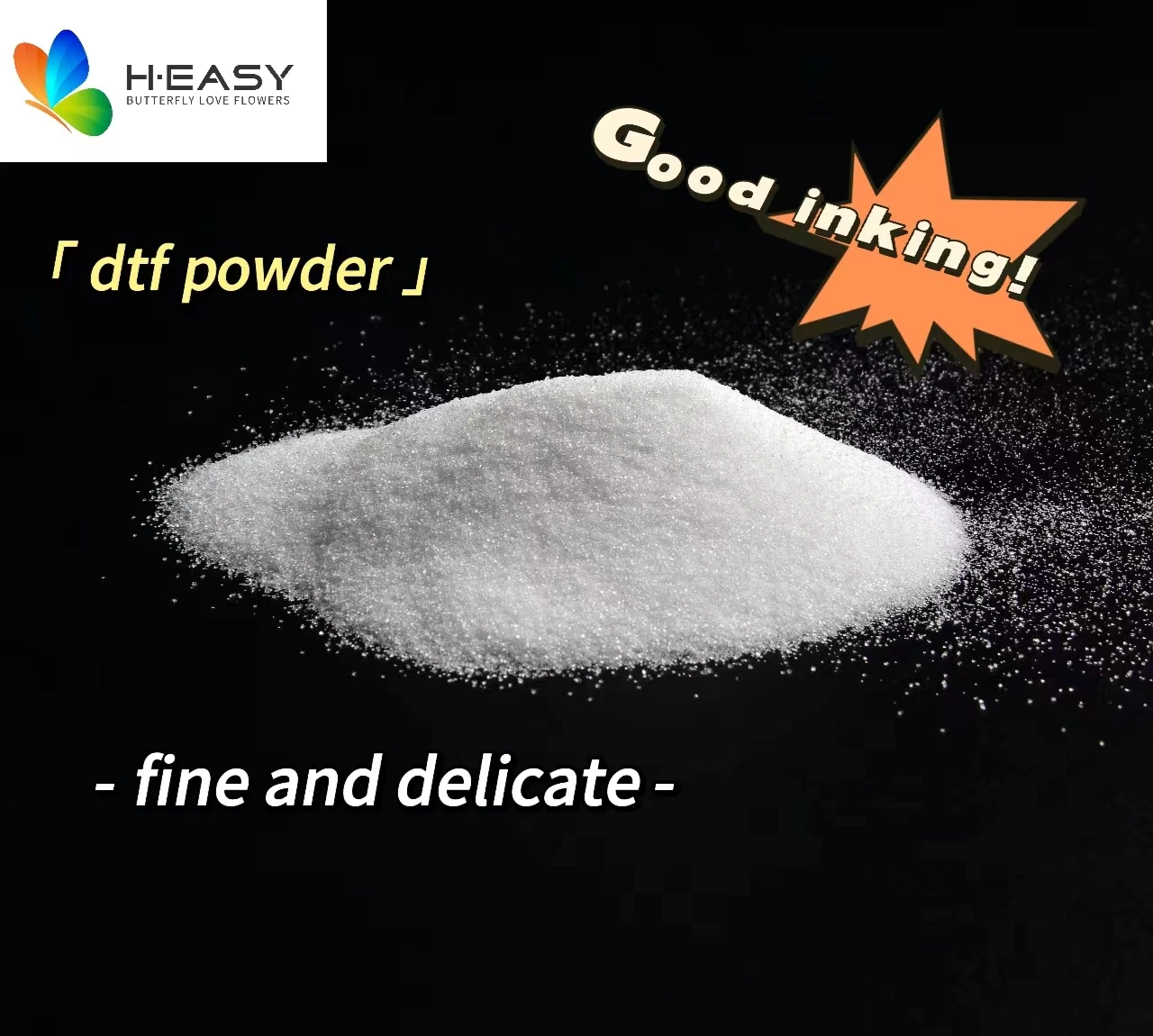 DTF powder hot melt transfer for i3200 dtf printer Tshirt transfer DTF printing hot melt powder