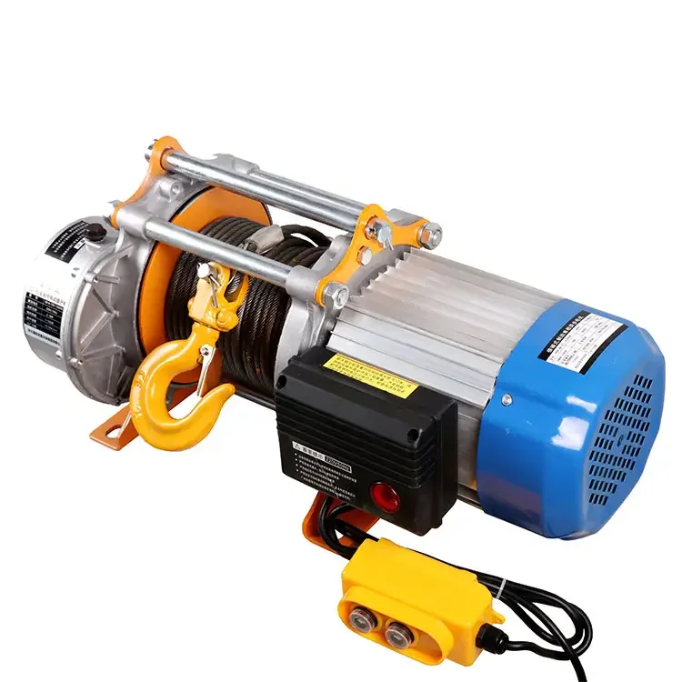 1500kg 2500kg 3000kg wireless remote control wire rope electric trolley hoist 220v/380v electric winch