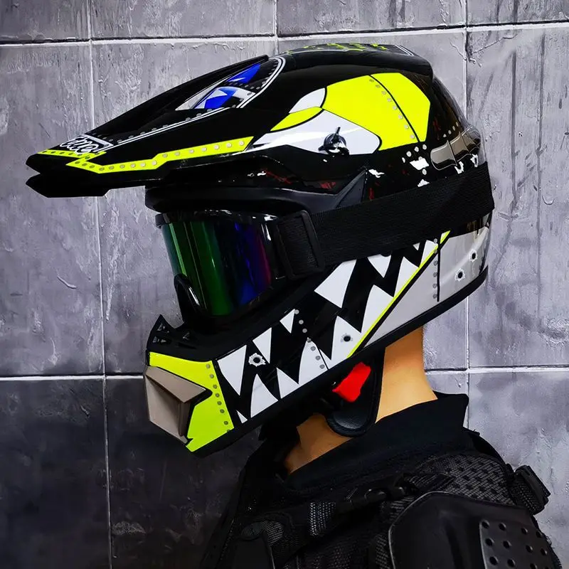 Mountain Downhill Helmet for Youth For Adult Beach Karting Set