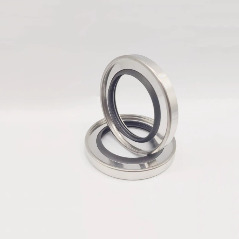Stainless steel oil seal PTEF power oil seal single lip double lips 50*68*10 50*70*10 50*72*8 52*72*10DL 54*73*10DL 55*72*8DL