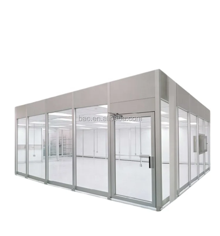 CE certificate Class 1000 clean room clean booth with pass box