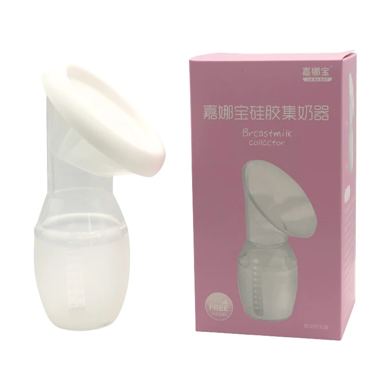 Silicone Manual Breast Milk Collector New Design with Leak-Proof Feature BPA Free Single Type for Pregnant Women