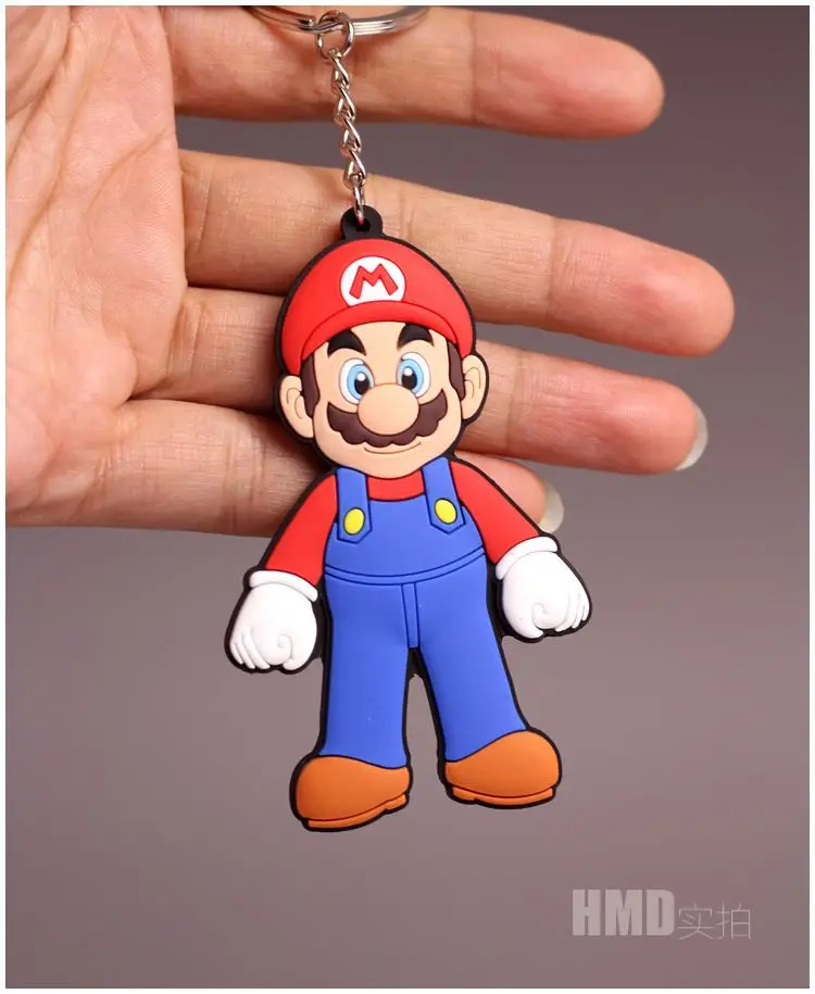 Anime Super Mary Series Cartoon Mario Mini Tool Multifunctional Anime Katana Keychain