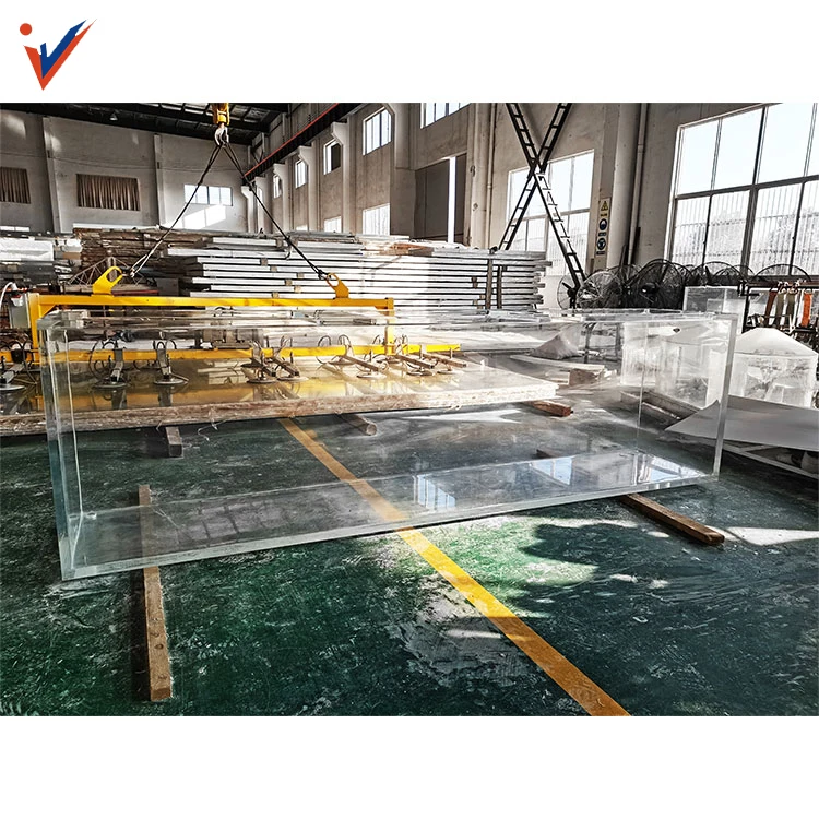 Aquarium Supplier Center OverflowTwo layers Clear Acrylic Aquarium Fish Tanks