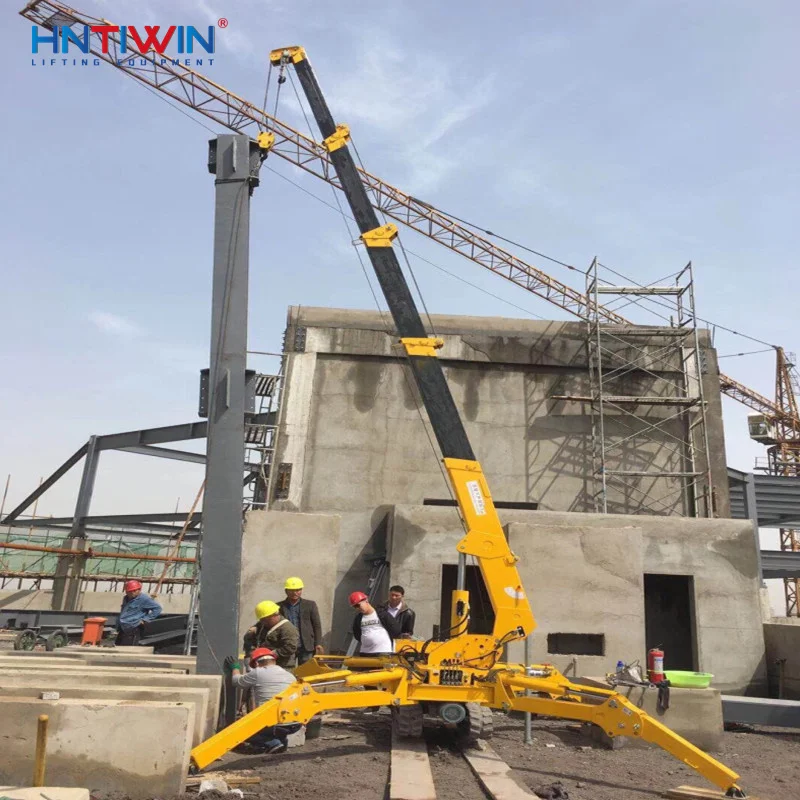Китай завод HNTIWIN недорогой 2-тонный 3-тонный 5-тонный 8-тонный гусеничный подъемник кран для продажи
