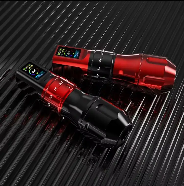 Wireless Tattoo Machine Pen Profession Coreless Motor 1600mAh capacity Stroke 2.4-4.2mm Tattoo Machine for Body Art