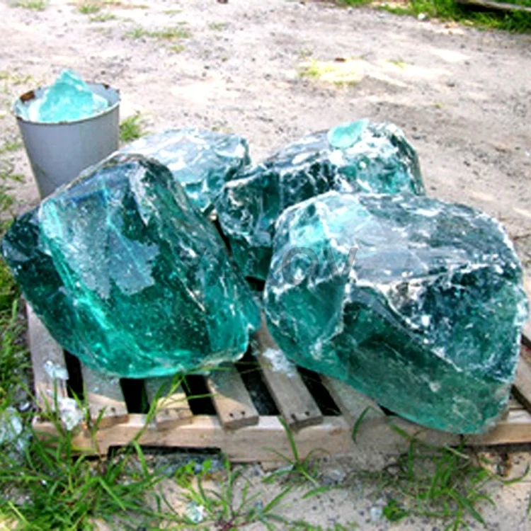 garden decoration and indoor glass rock tabletop water