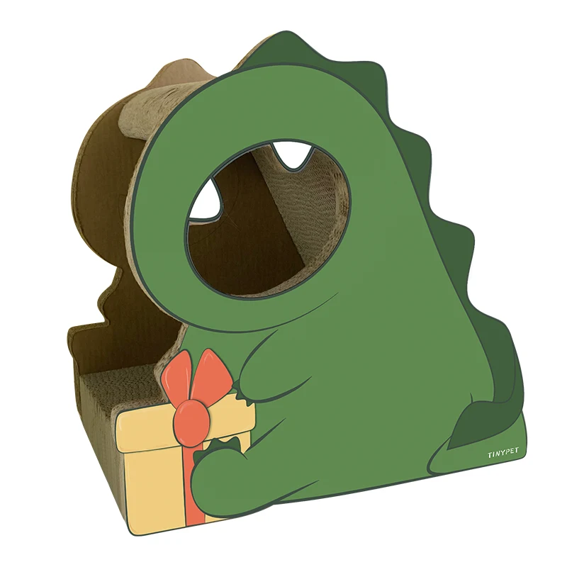 Home cat toy scratch corrugated cat scratch dragon shape cat scratcher