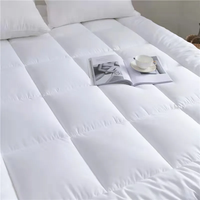 Mattress Topper / Memory Foam Bed Topper 100% Polyester For Hotel