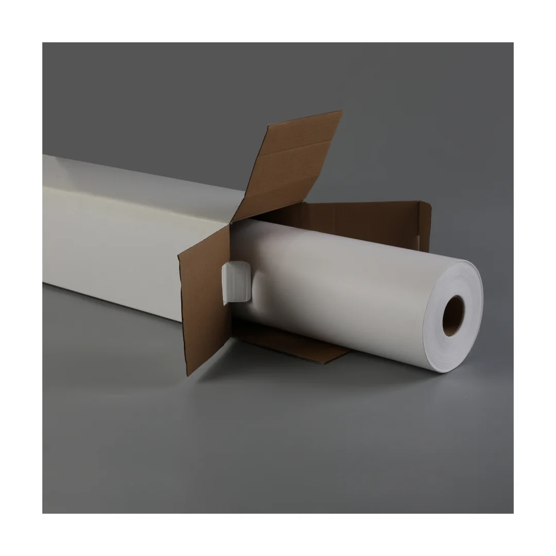 Natural Glossy 280~400gsm PolyCotton Canvas Paper Roll For Inkjet Digital Printing