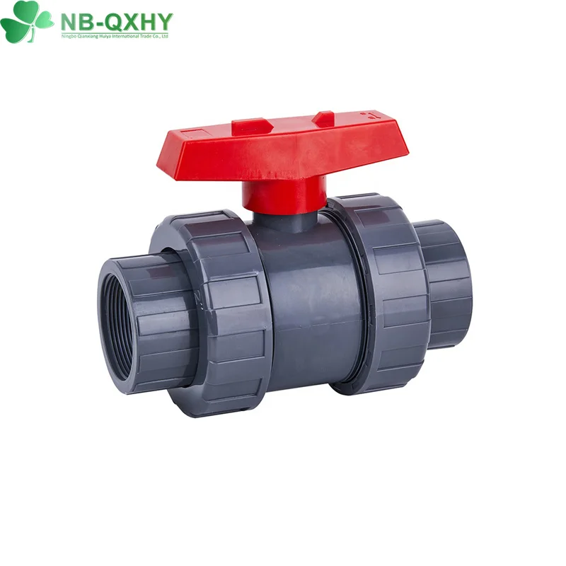 Wholesale UPVC CPVC Plastic Valves PVC Double True Union Ball Valve for Water Supply Plumbing Fittings