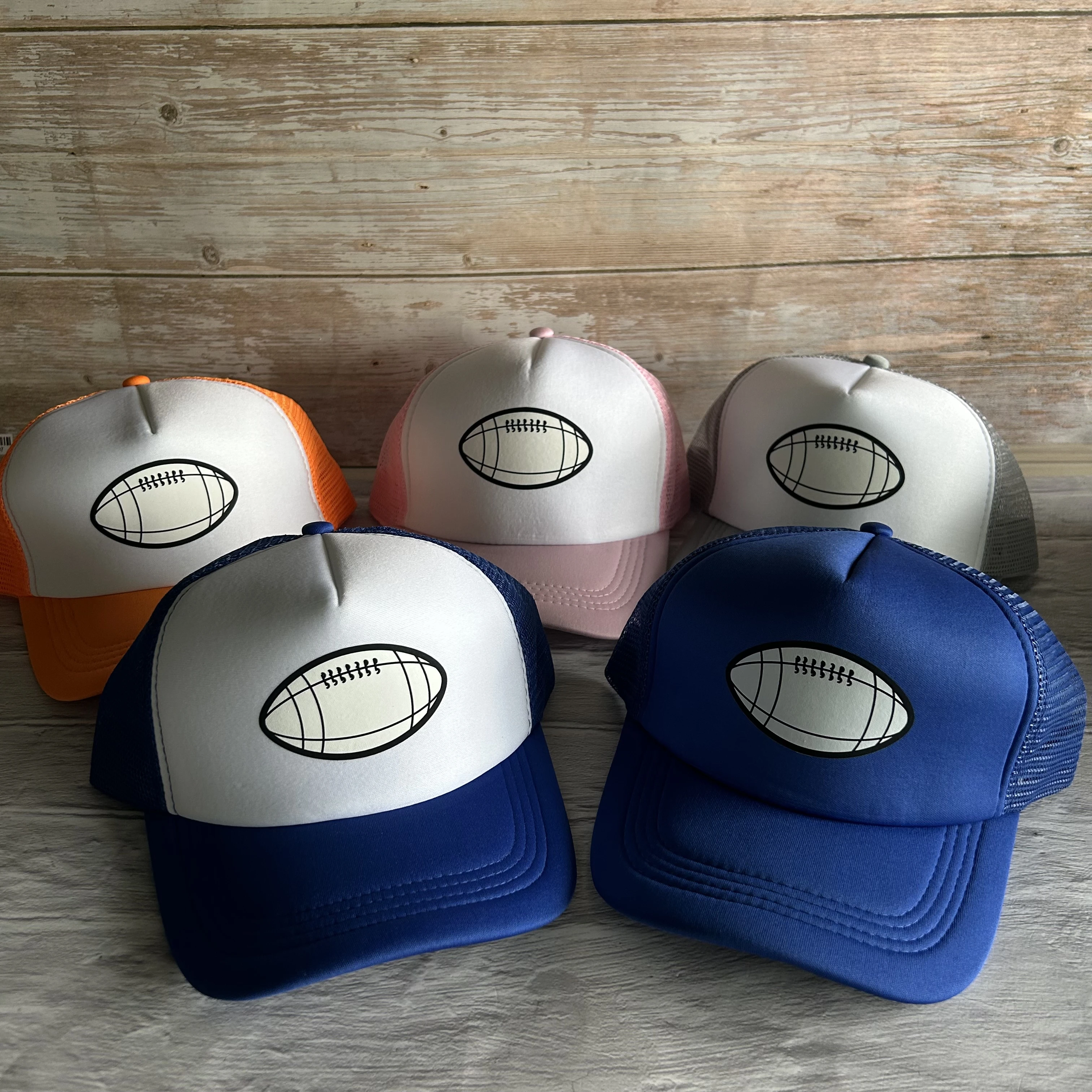Custom Low MOQ Foam Trucker Hat Summer Mesh Rope Cap Sports Ball Cheerious Good Luck Foam Trucker Hat