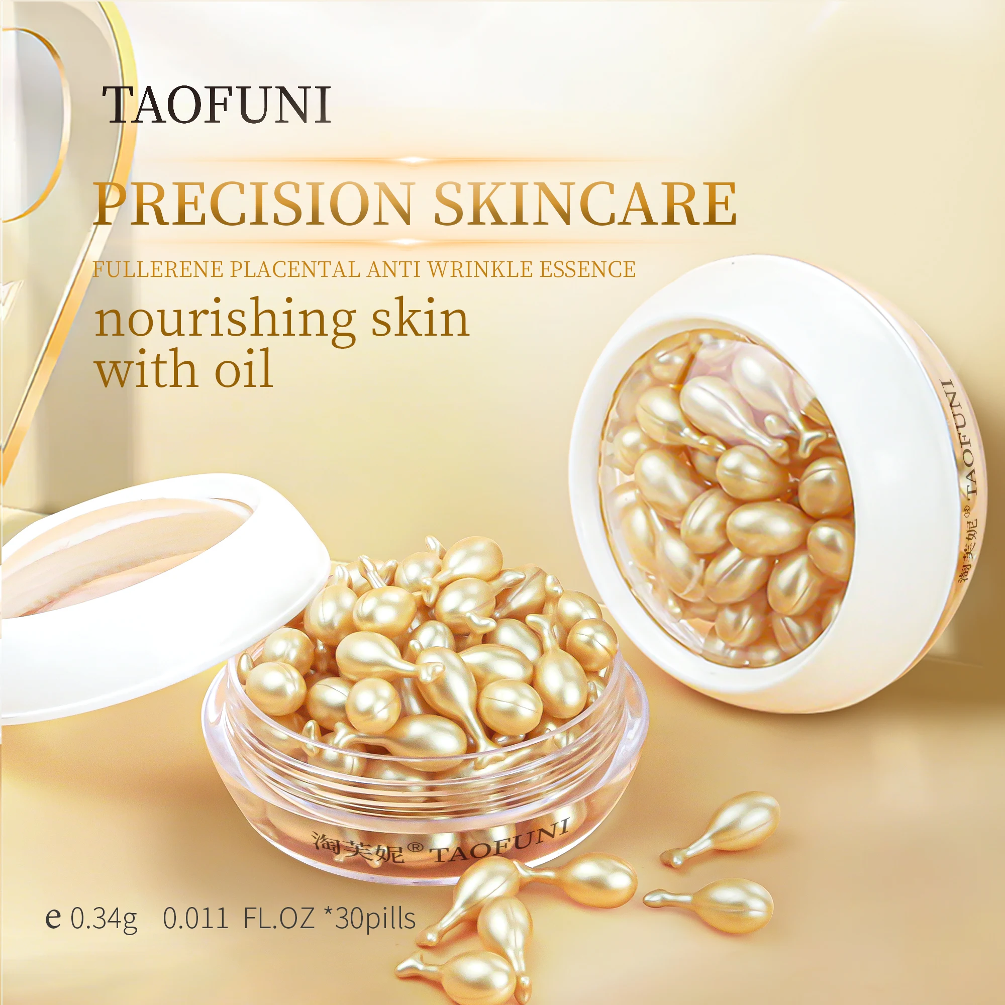 whitening capsules face resum capsule  Liquid Whitening Serum Face Capsule Nourish Facial Moistures and Anti-Aging Whitener