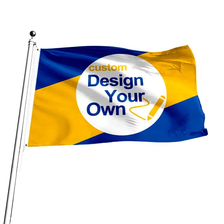 Custom Flag Wholesale High Quality Fast Delivery Customized Nylon Knitted Polyester Fabric Banner Flags  3x5 ft Custom Flag