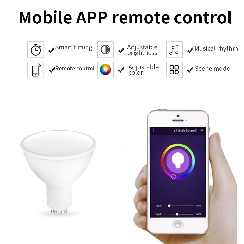 Good quality product smart home lights Tuya wifi app control  intelligent lights