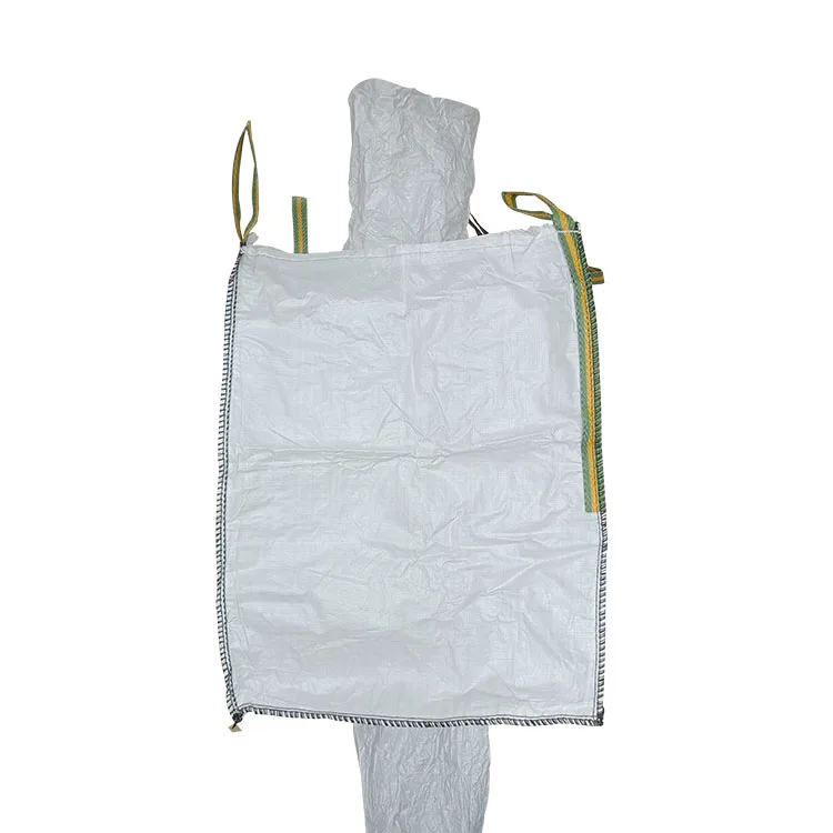 4 Panel Baffle Bag / 4 Panel Q Bag Fibc Tote Big Bulk Bag With Different Size With Logo Of 4 Colors