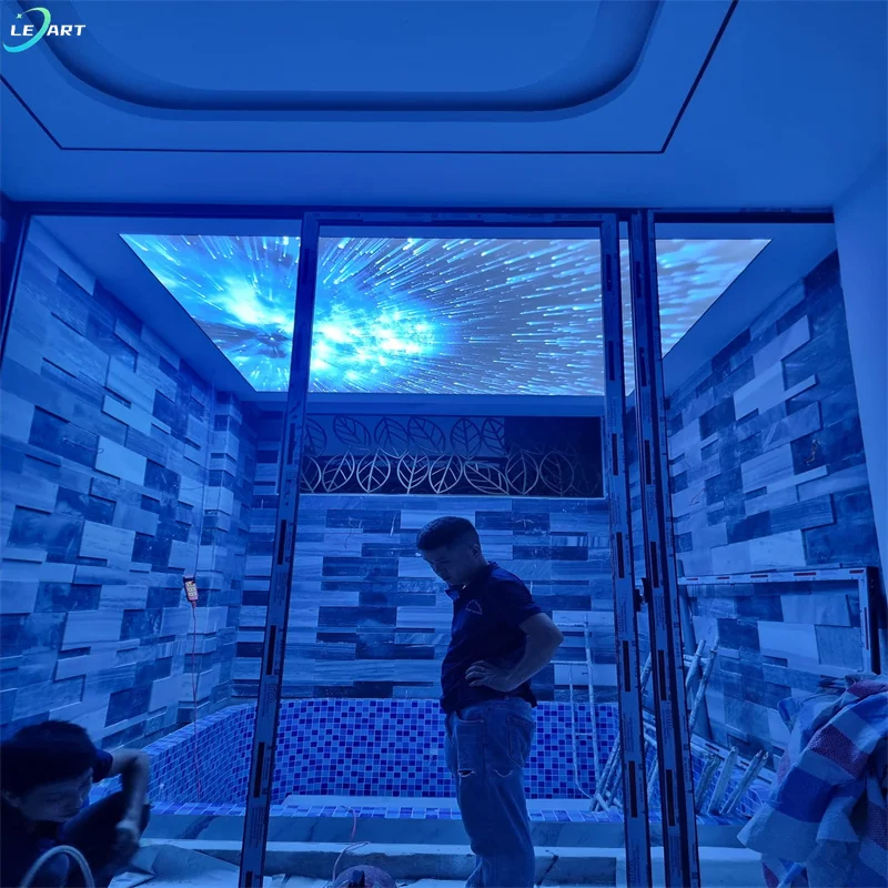 Different types of fire resistant fashion interior home decoration material PVC film Plafond tendu false ceiling fabric price