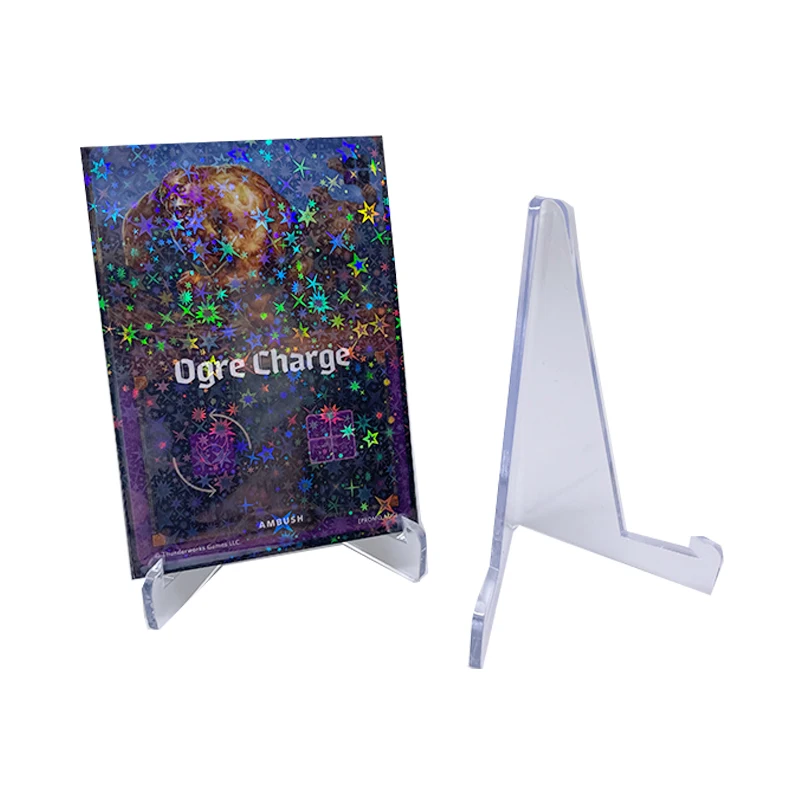 Coin Stand Acrylic Easel Stands Card Holders for Displaying Small Collections Coins Pockets Watches Medals Badges