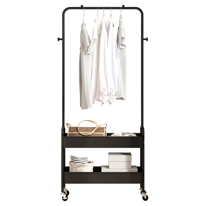 High Quality Simple 3 Layers Carbon Steel Smart Clothes Drying Rack With Storage Box