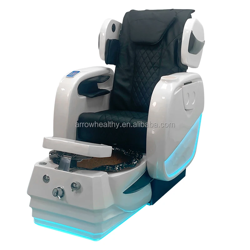 pedicure chair with manicure luxury pedicure spa massage chair for nail salon foot spa massage pedicure chair with basin