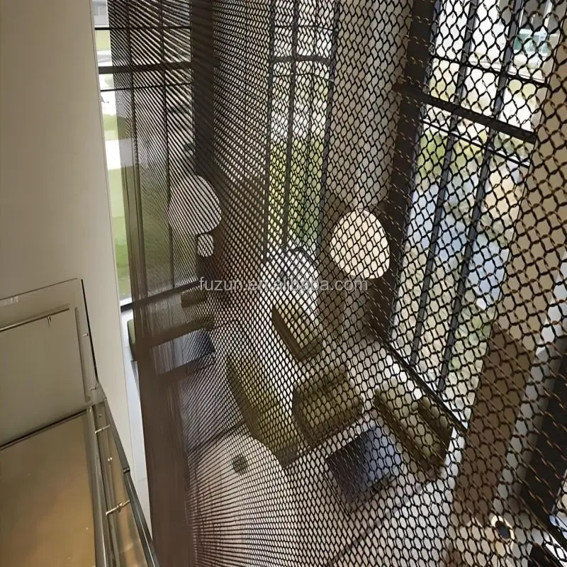 304 stainless steel wire mesh exterior wall decoration screen silver anti-fall safety wire mesh