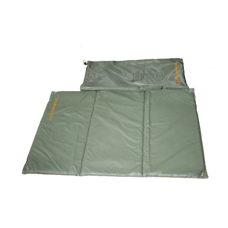 carp Fishing padded unkooking mat roll-up design 210D with PVC coating waterproof
