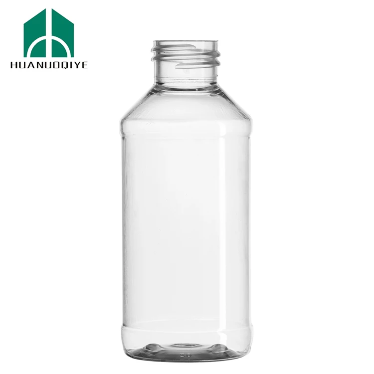 wholesale 4 oz Transparent PET Plastic Modern Round Bottle with 24-410 cap