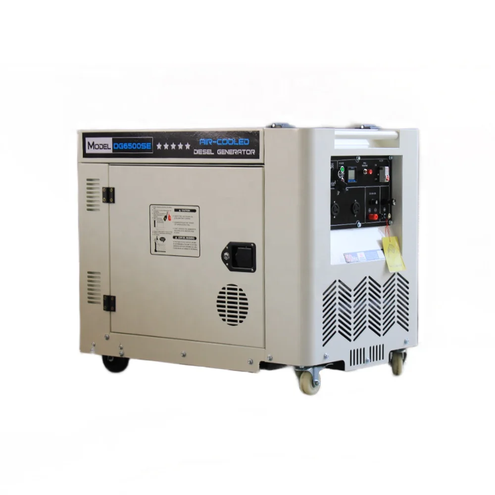 7kva 5kw electric portable mini diesel engine silent generator