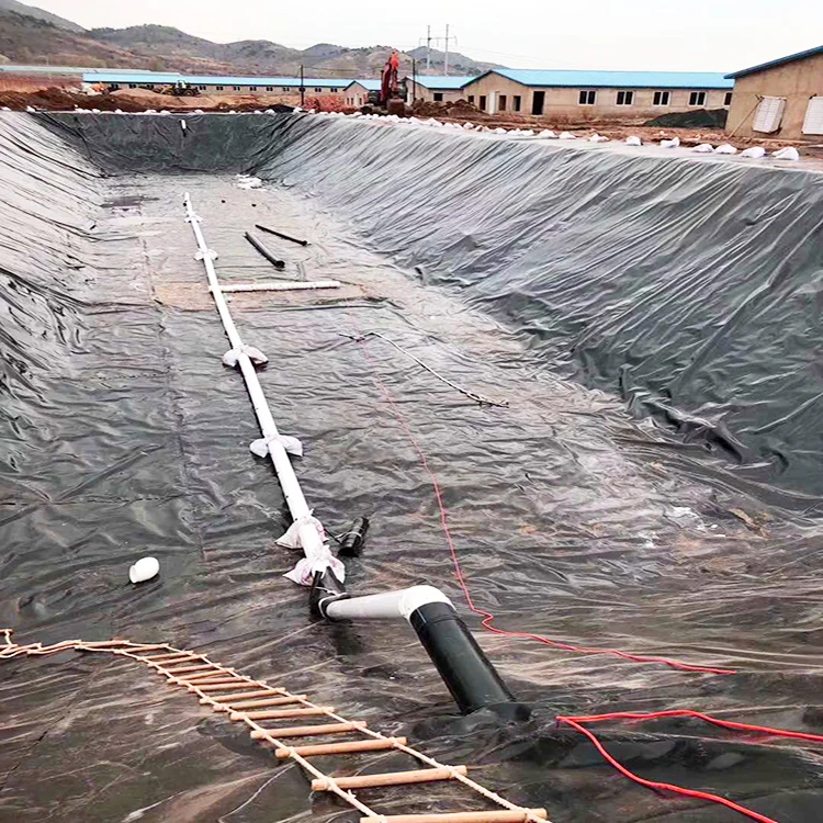Геомембрана для рыболовного фермерского пруда HDPE / LDPE