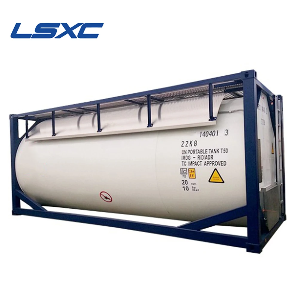 Factory Price ISO 20FT T50 LPG/Isobutane/Ammonia/CO2/ Other Liquid Gas Tank Container