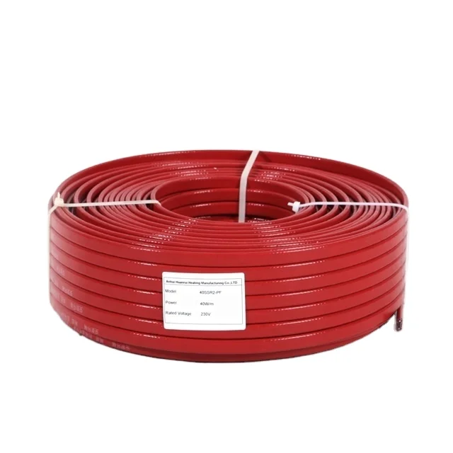 220V 100W customized Low Temperature Self-regulating Heating Tracing Cable/pipe tracing/heat tracing