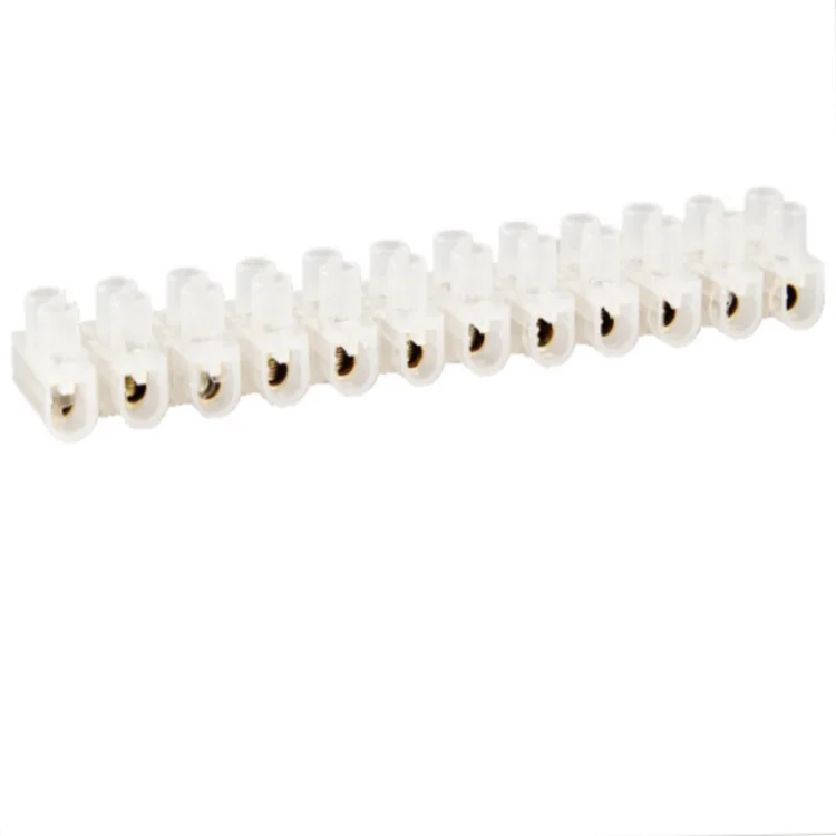 China manufacture plastic electrical screw terminal block