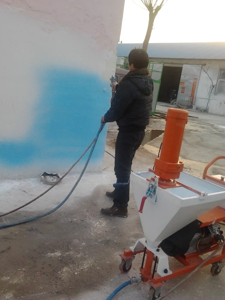 Automatic plaster spray machine for mortar cement gypsum