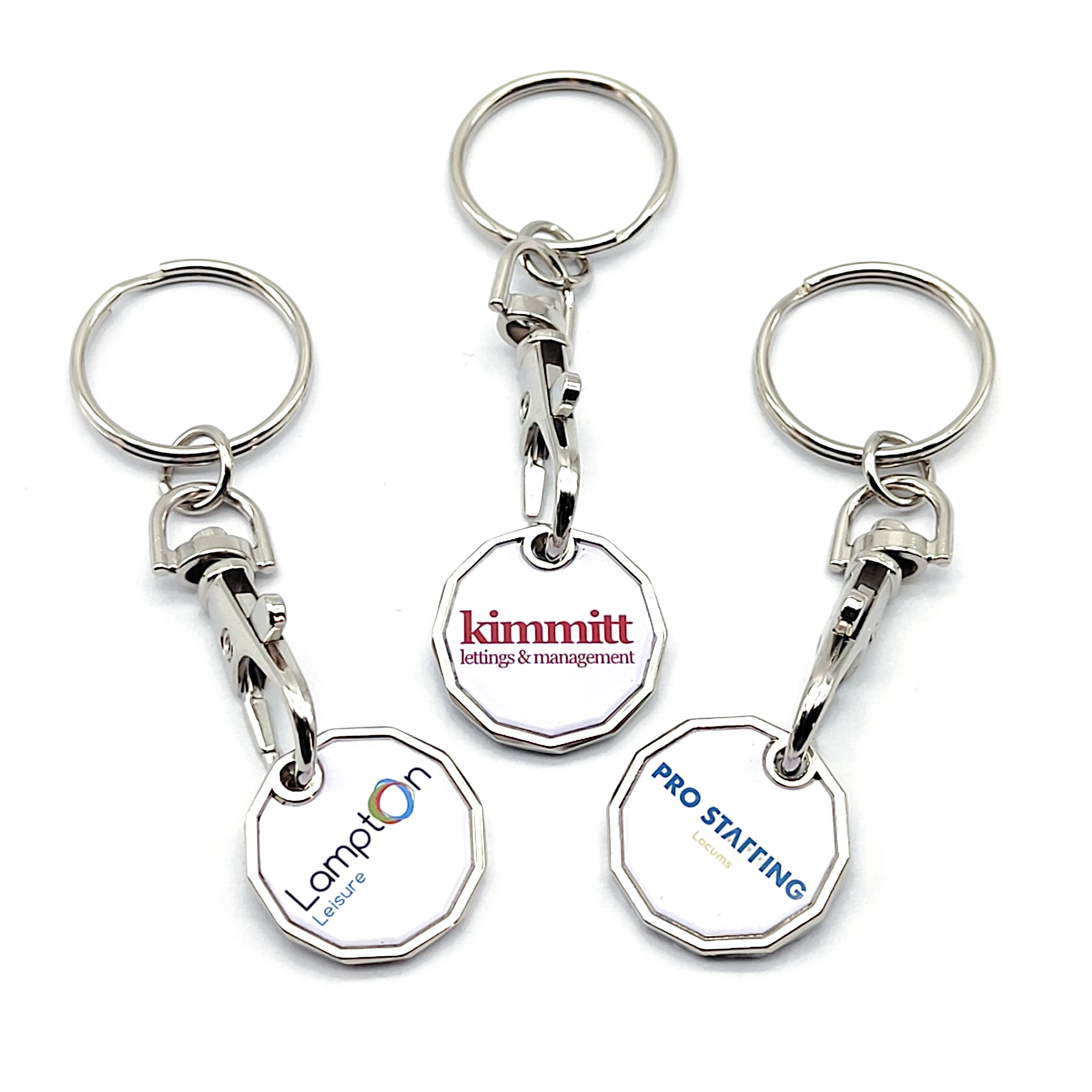 Tolley Coin Token Llavero llavera Chaveiro Schlusselbund Keyrings Keychin Custom Shopping Cart Trolley Coin Token Keychains