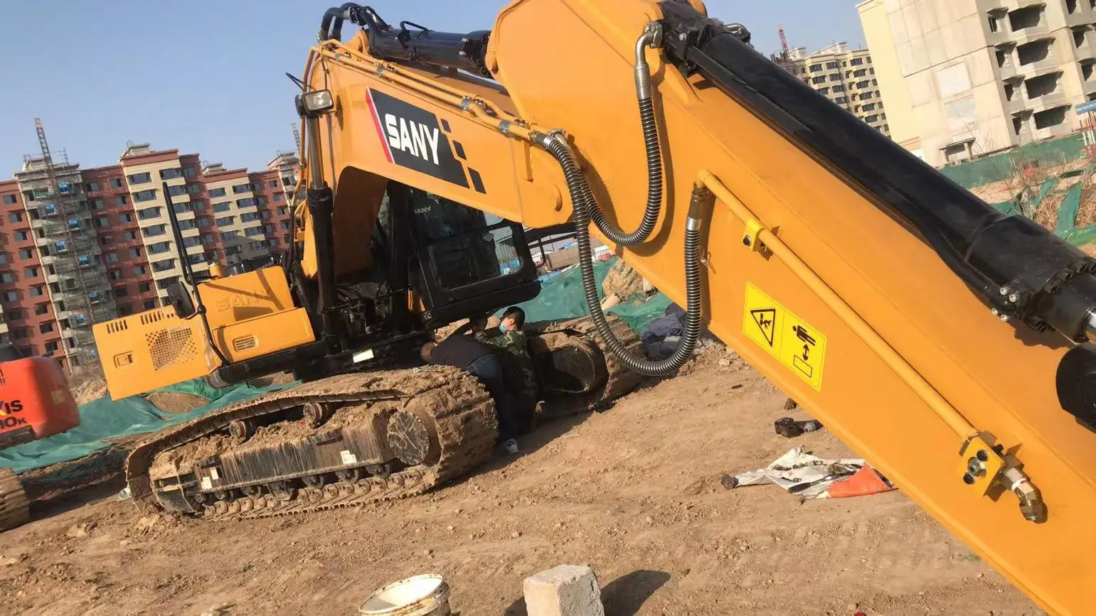 Excavator hydraulic breaker hammer piping kits pipe line kits for SY215 SY235 SY245