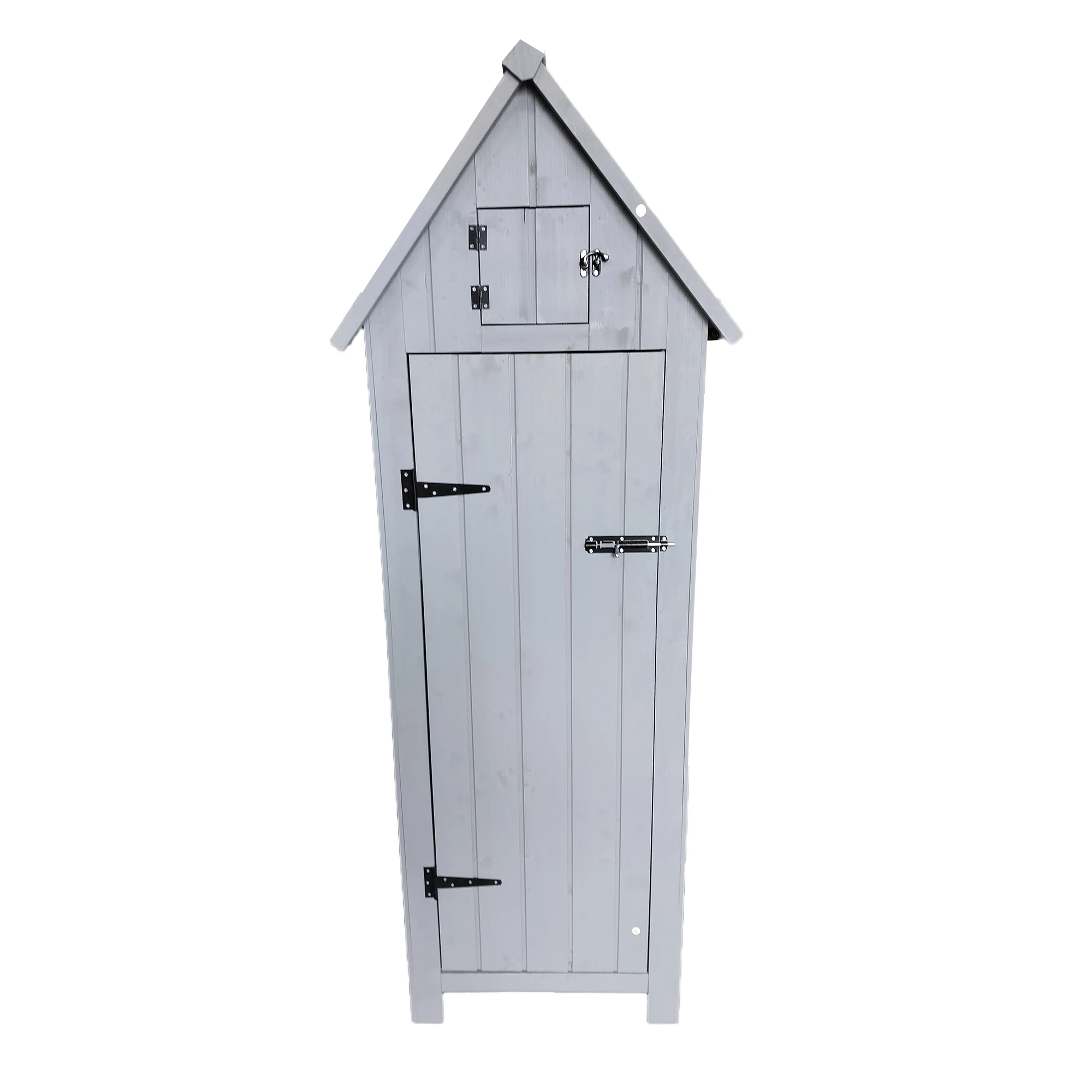 XWT005 Outdoor Storage Shed Store Patio Furniture for Outdoor Backyard Garden Patio Lawn Gray Natural Color wooden tool house