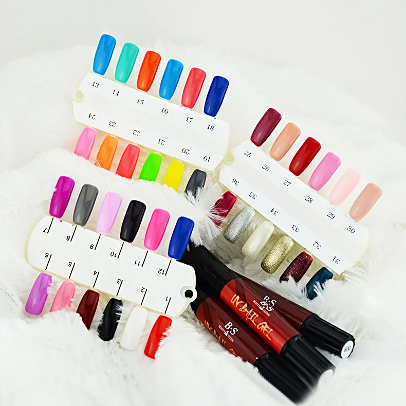 professional 36 colors one step easy carry easy operate rotate open uv gel nail polish pen nail pen gel manufacturers