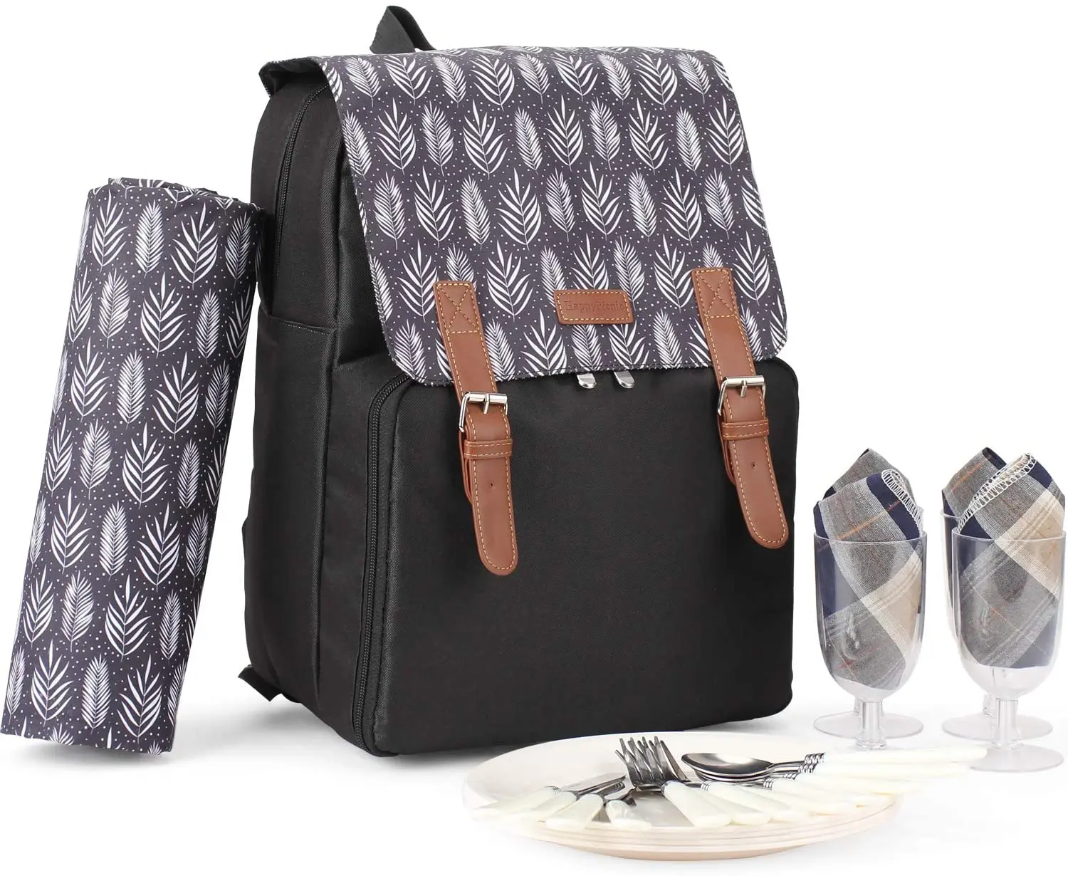 Hot selling Backpack 4 Person Family Outdoor Camping Cooler Bag Camping Bag Picnic Backpack