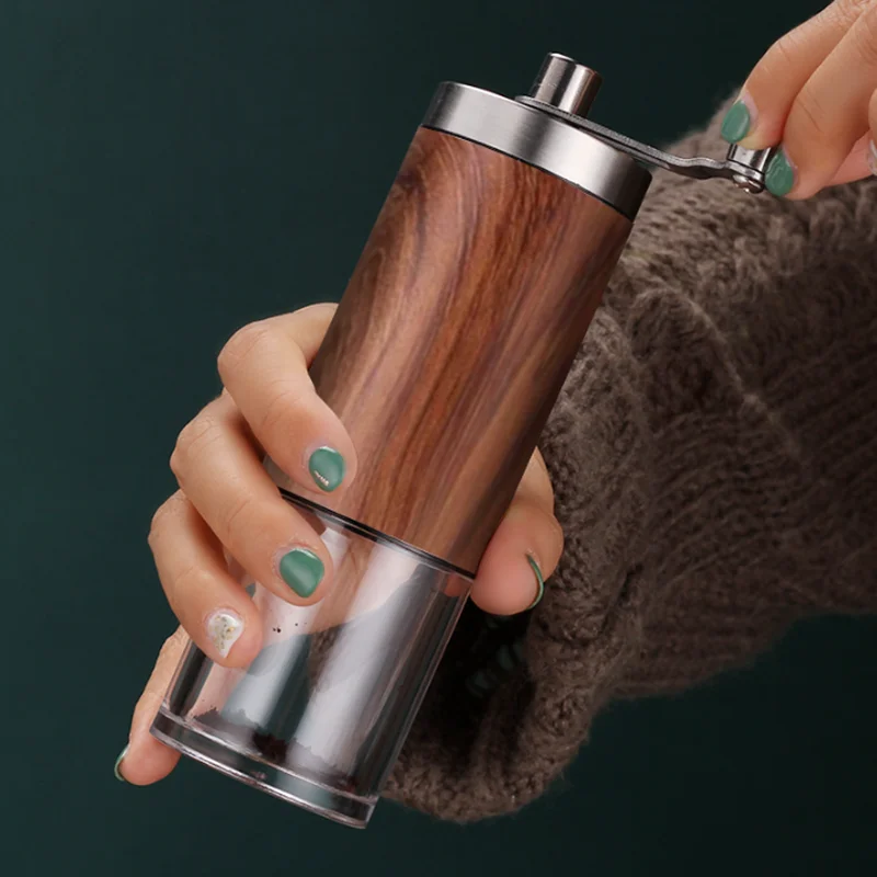 New Product Ideas 2024 Manual Wood Grain Coffee Grinder with Adjustable Setting, Portable Travel  Espresso Hand Grinder Coffee