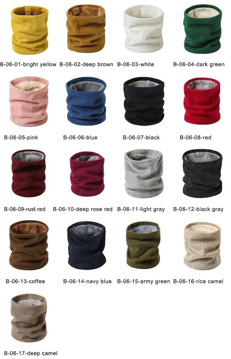 polyester  warmer cycling merino wool knitted winter custom neck gaiter