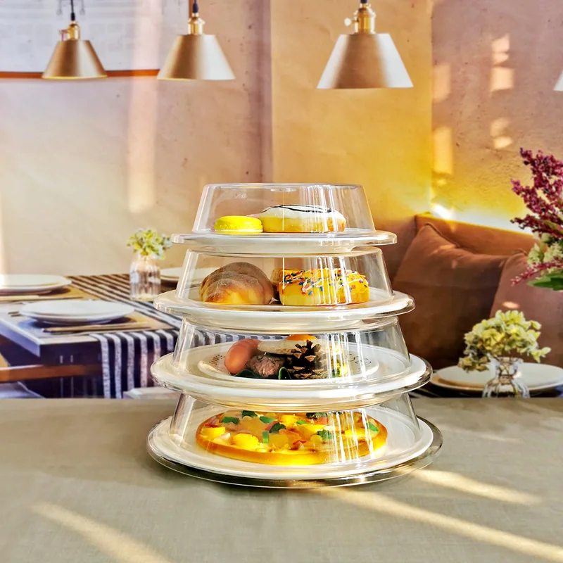 Restaurant use 11.2 inch PC Plate Covers Customized Oval food plate cover  with High Quality