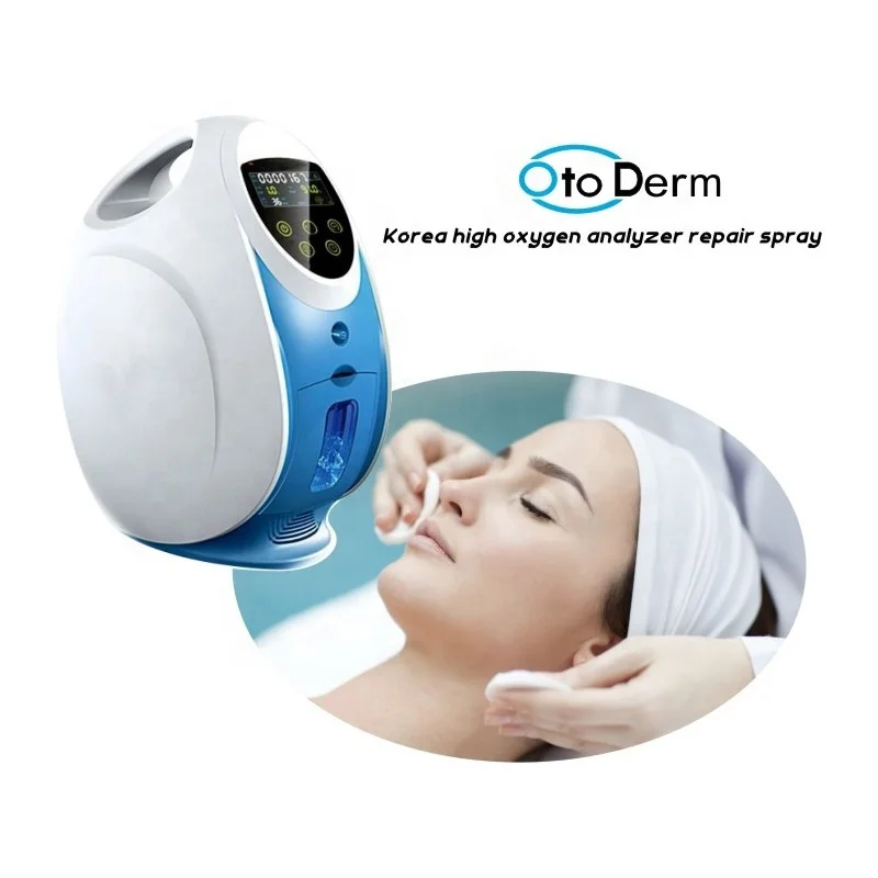 Korea O2toDerm Oxygen Dome Therapy Skin Rejuvenation Facial Machine With Oxygen anion generator