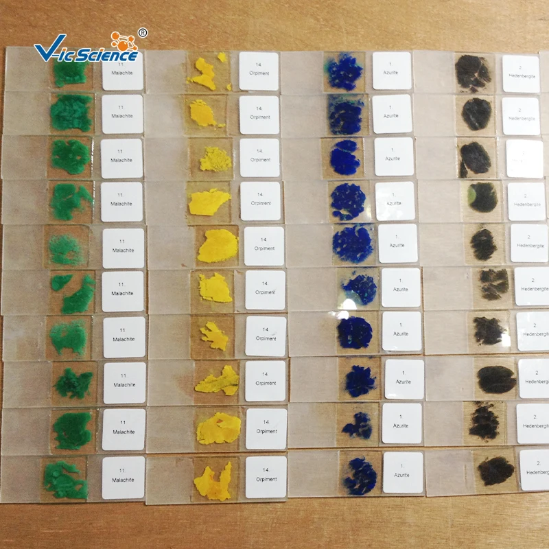 raw rocks and minerals slides geography mineral grinding prepared slide mineral prepared slides