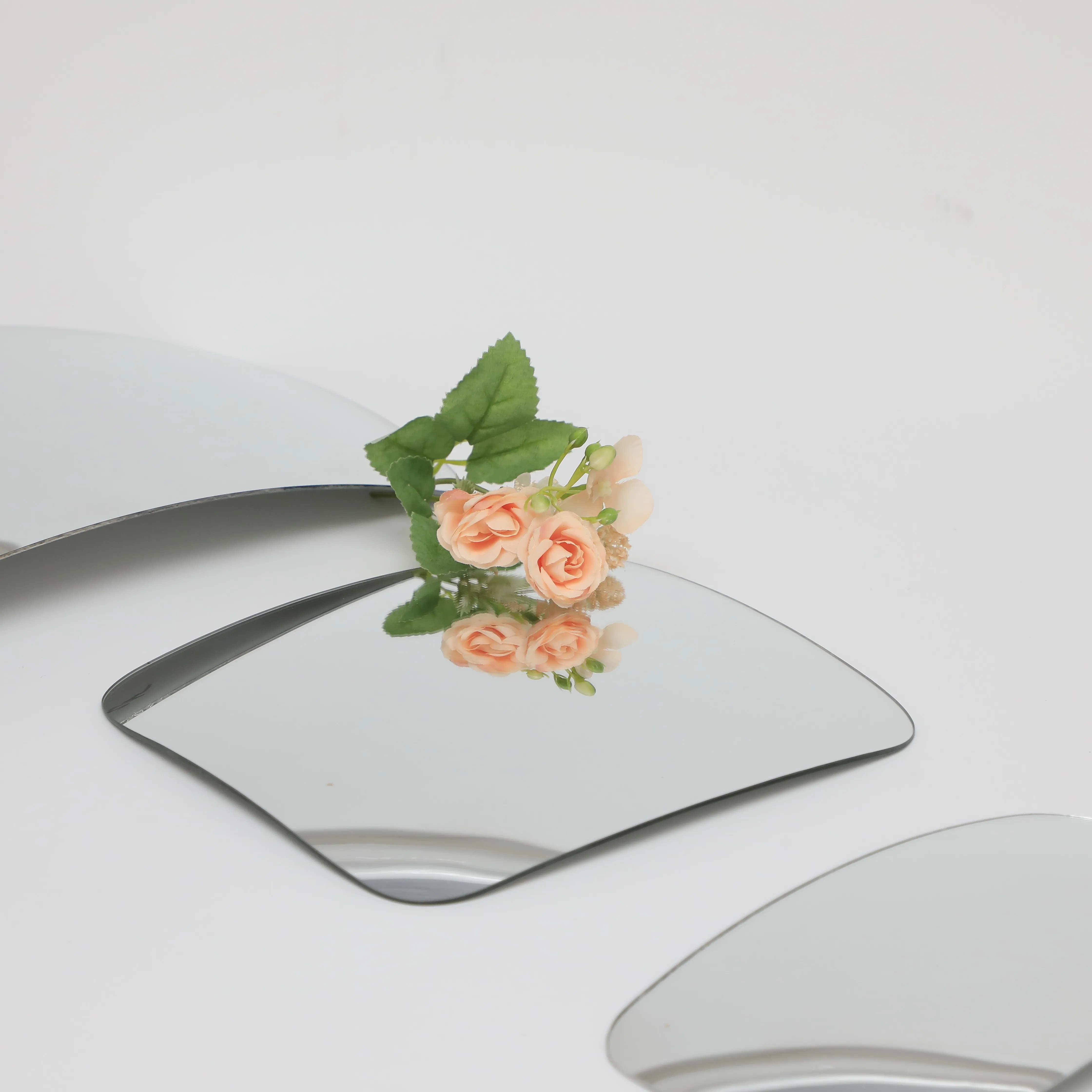 Professionally produced square convex concave mirror aluminum chrome convex car side mirror