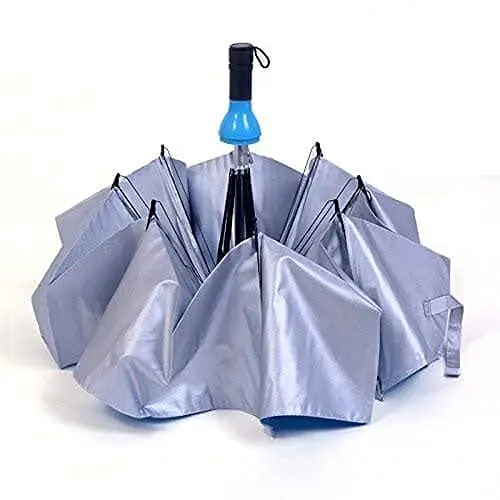 Personalized customized logo gift advertising 3 fold wine bottle umbrella