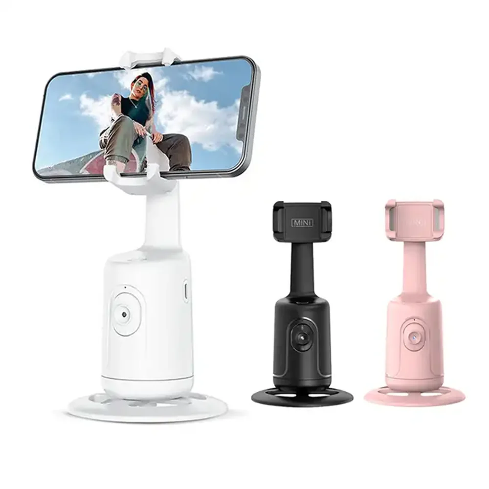 YTGEE New p01 gimbal smartphone holder No APP Chargeable 360 auto AI face tracking Tripod 360 Rotation