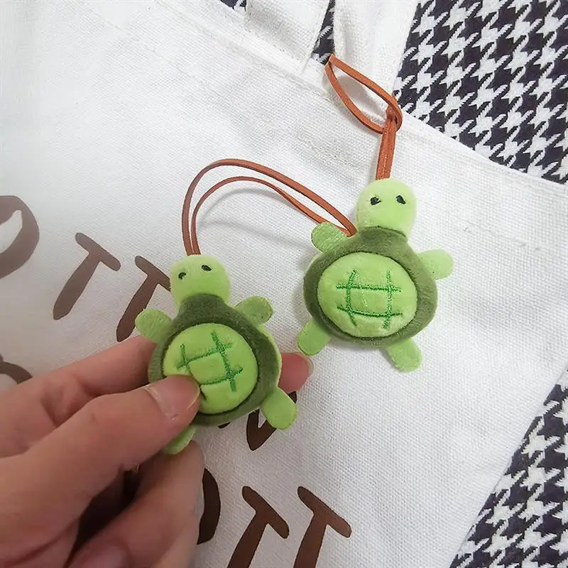 custom diy name turtle plush keychain Plush Doll Kids bag pendant accessories sea key chains stuffed animals toys