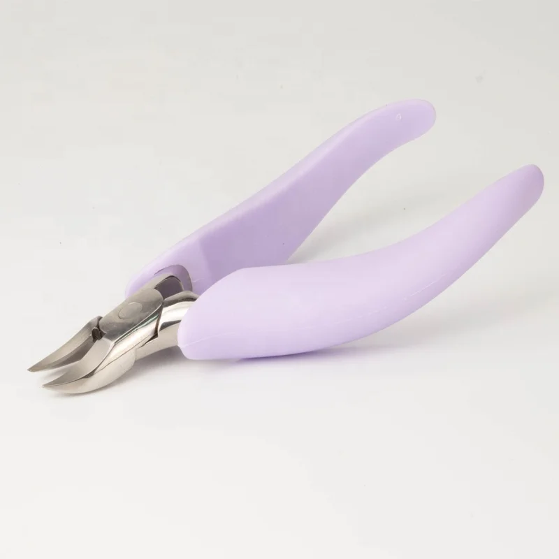 Purple Black Pedicure Professional Podiatrist Stainless Steel Toenail Ingrown Toe Nail Plier